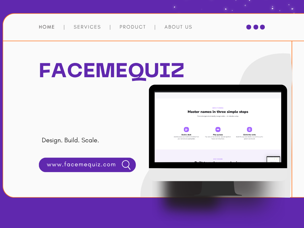 FaceMeQuiz screen