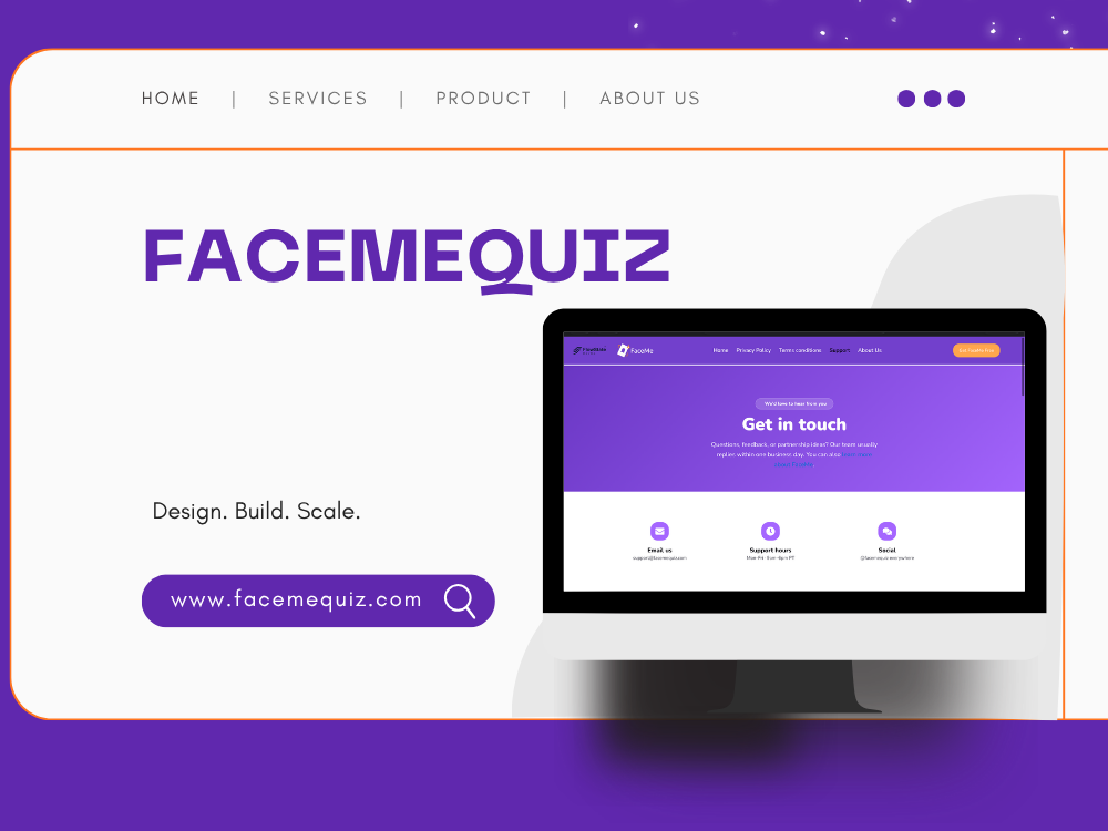 FaceMeQuiz screen
