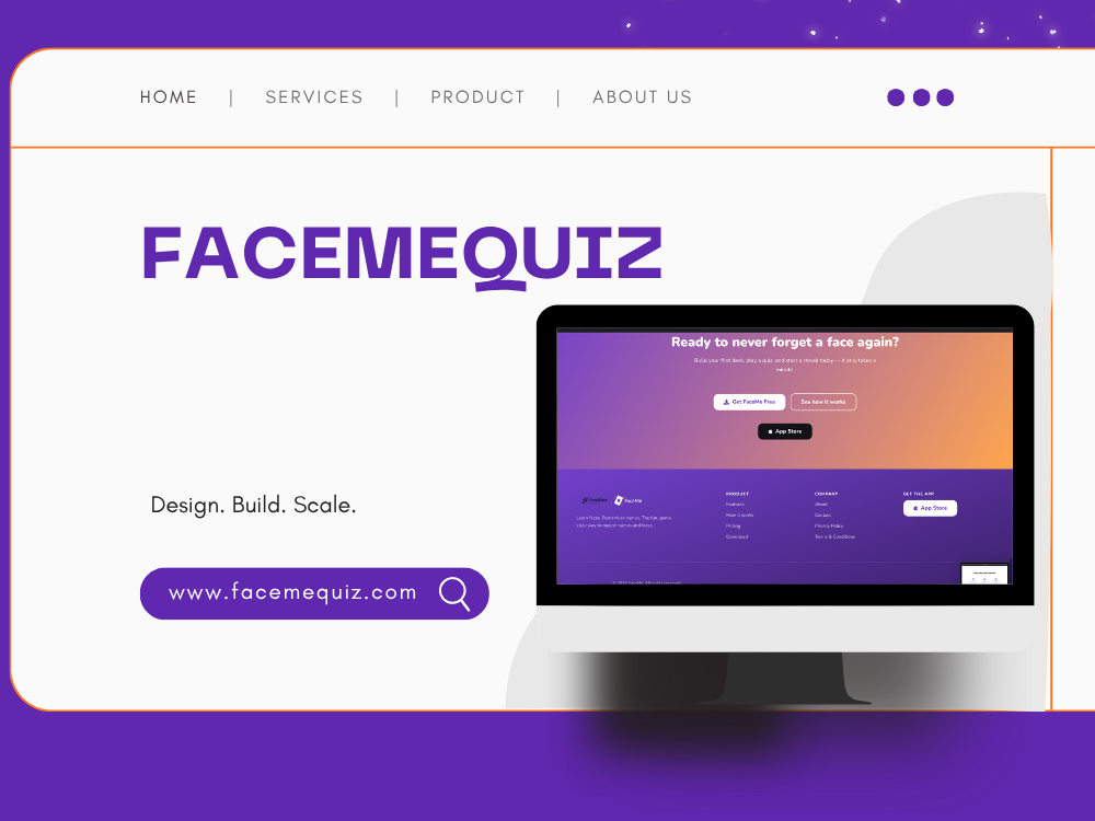 FaceMeQuiz screen