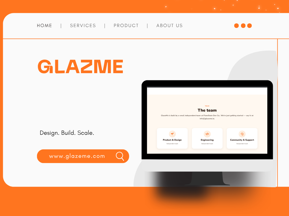 GlazeMe screen