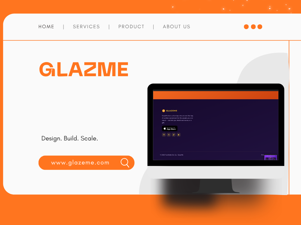 GlazeMe screen